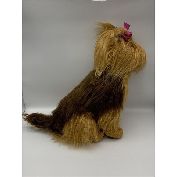 Nickelodeon JoJo Siwa BowBow the Yorkie Dog Plush 17" Pink Sparkle Jacket Bow - Picture 7 of 12